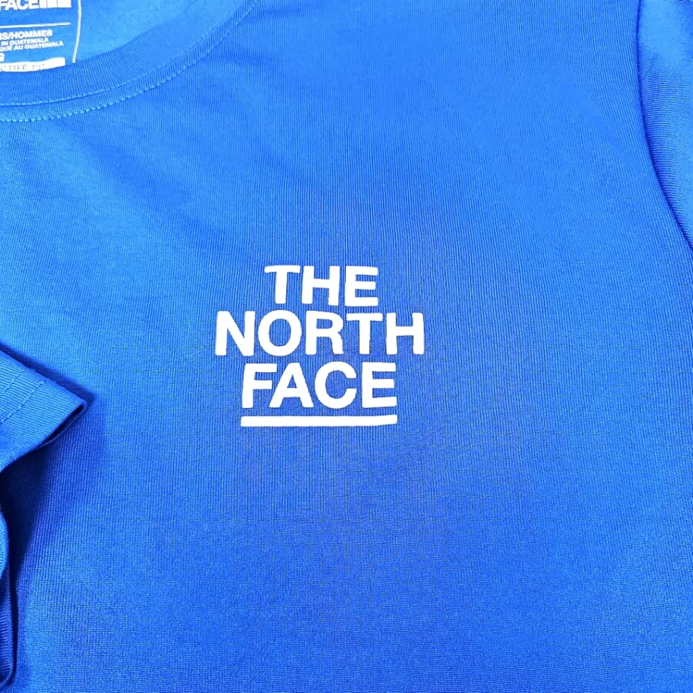 The North Face Take To Nature Blue Reaxion Tee Long Sleeve Shirt Men Large Blue.